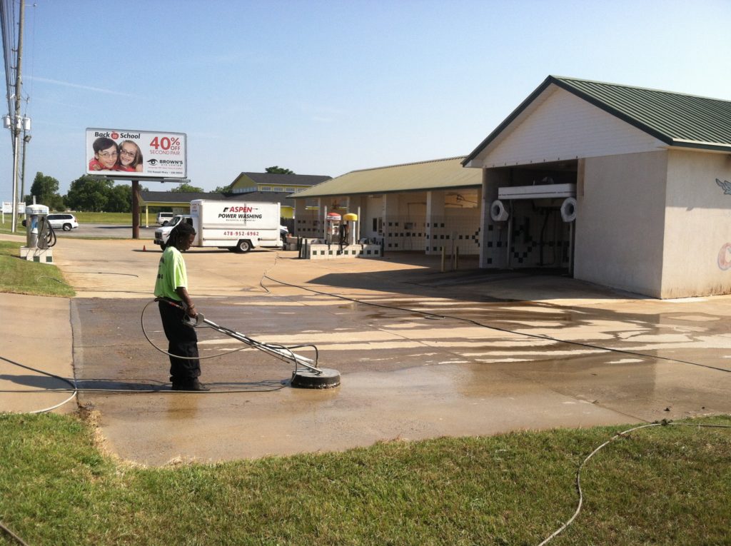 Cleaning The Road Runner Car Wash In Warner Robins, Ga. Aspen Power