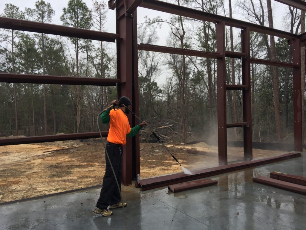 Metal Building Framing Aspen Power Washing