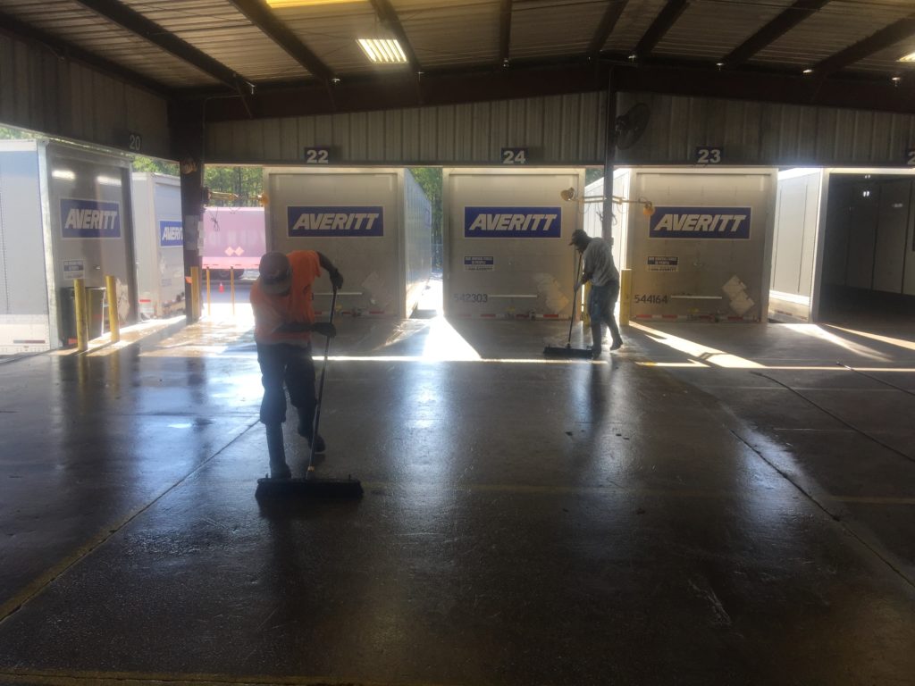 Cleaning Averitt Express Macon, Ga